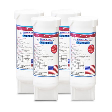 AFC Brand AFC-RF-G11, Compatible to GE XWF Refrigerator Water Filters (4PK) Made by AFC -  AMERICAN FILTER CO, XWF-AFC-RF-G11-4-96381